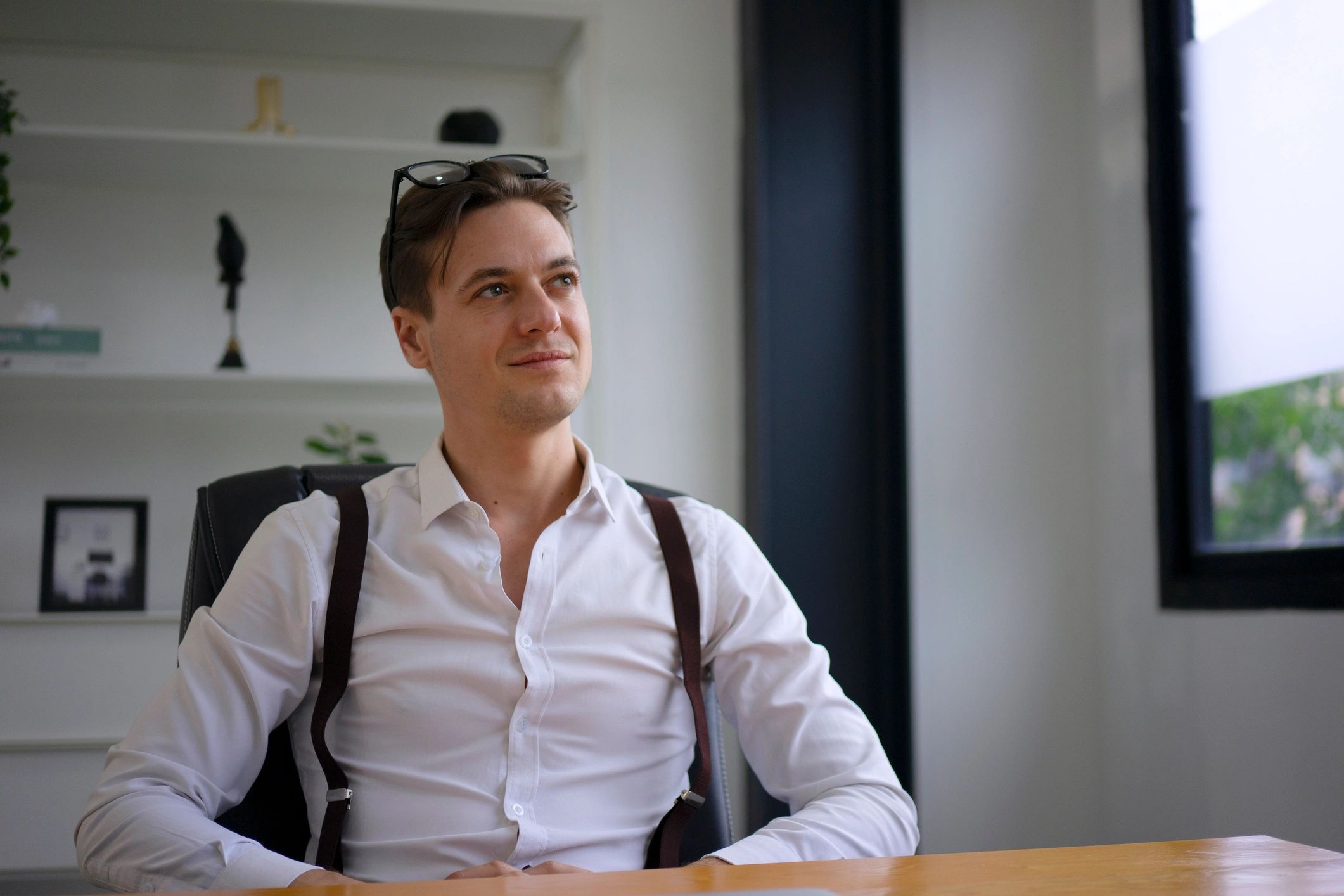 Professional executive in an office
